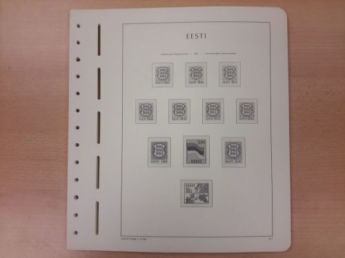 LEUCHTTURM Vordruckblätter Estland 1991/2005 SF gebraucht, neuwertig (Z2977)
