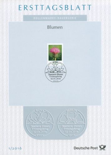 Bund Jahrgang 2016 Ersttagsblätter ETB komplett (XL13537)