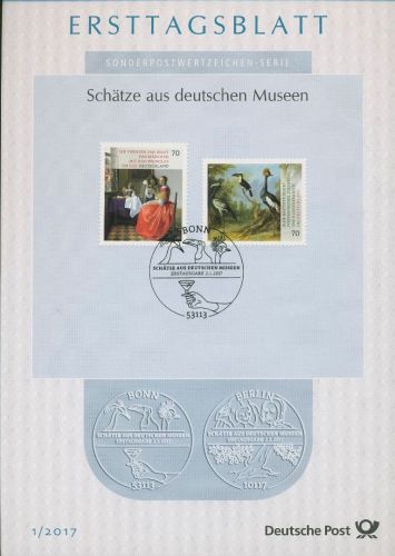 Bund Jahrgang 2017 Ersttagsblätter ETB komplett (XL13538)