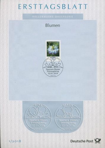 Bund Jahrgang 2018 Ersttagsblätter ETB komplett (XL13539)