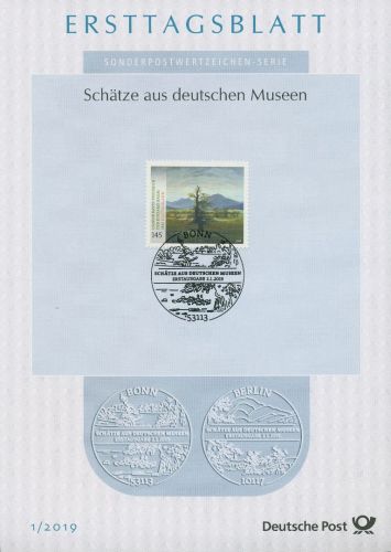 Bund Jahrgang 2019 Ersttagsblätter ETB komplett (XL13540)