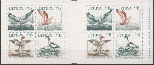 Litauen 1992 Ostsee Vögel Markenheftchen MH 1 postfrisch (C90167)