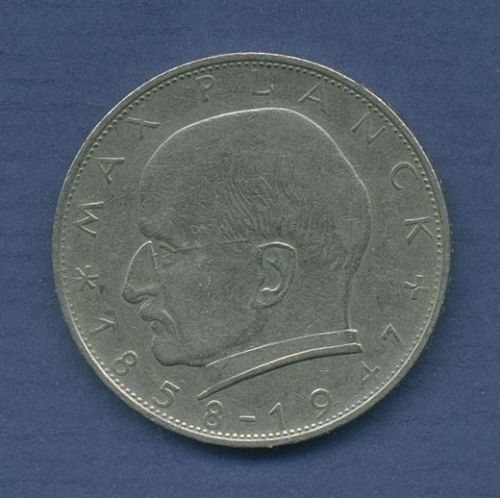 Deutschland 2 DM 1964 G, Max Planck, J 392 ss (m6464)