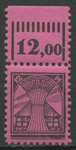 SBZ Mecklenburg-Vorpommern 1945 Freimarke mit Oberrand 16 OR postfrisch