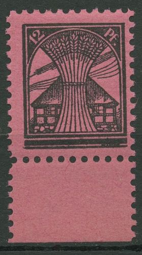 SBZ Mecklenburg-Vorpommern 1945 Freimarke mit Unterrand 16 UR postfrisch