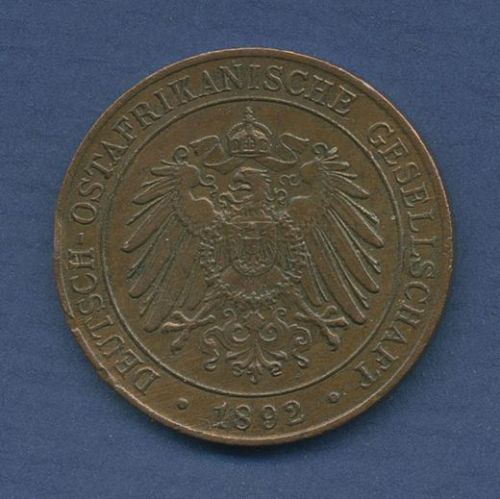 Deutsch- Ostafrikanische Gesellschaft 1 Pesa 1892, J 710 vz (m6486)