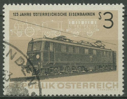 Österreich 1962 Eisenbahnen Elektrolokomotive 1126 gestempelt