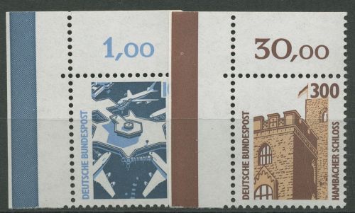 Bund 1988 Sehenswürdigkeiten SWK 1347/48 Ecke 1 postfrisch