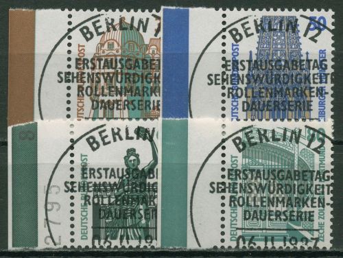 Bund 1987 Sehenswürdigkeiten SWK mit Rand links 1339/42 SR li. TOP-ESST BERLIN
