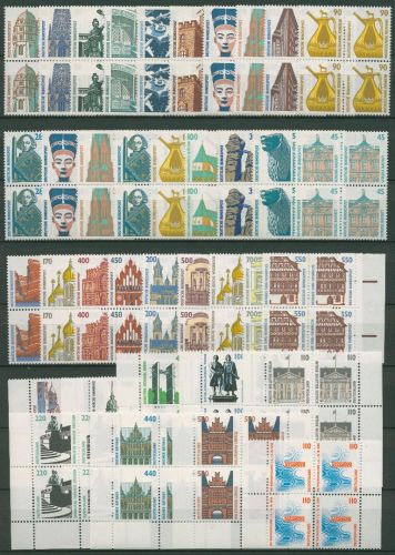 Bund 1987/98 SWK DM-Ausgabe komplett 1339/2009 4er-Block postfrisch