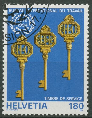 Int. Arbeitsorganisation (BIT/ILO) 1994 75 Jahre ILO 110 gestempelt