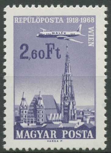 Ungarn 1968 Flugpost Budapest-Wien 2421 A postfrisch
