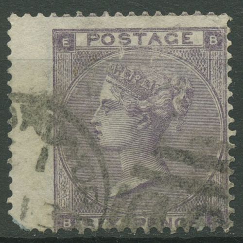 Großbritannien 1862 Victoria 6 Pence, 20 I Rand links gestempelt, Zahnfehler