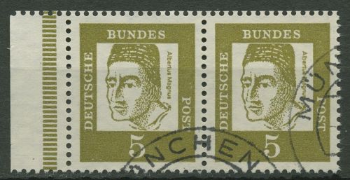 Bund 1961 Bedeutende Deutsche, waag. Paar aus MHB 347 ya gestempelt