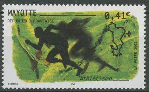 Mayotte 2002 Sport Leichtathletik Laufen 127 postfrisch