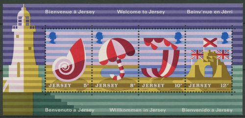Jersey 1975 Tourismus Block 1 postfrisch (C63030)