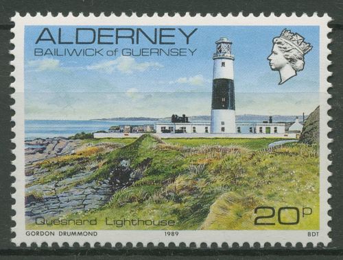 Alderney 1989 Bauwerke Leuchtturm 42 postfrisch