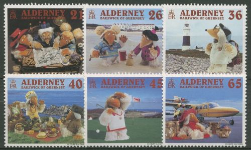 Alderney 2000 Trickfiguren Wombles 151/56 postfrisch