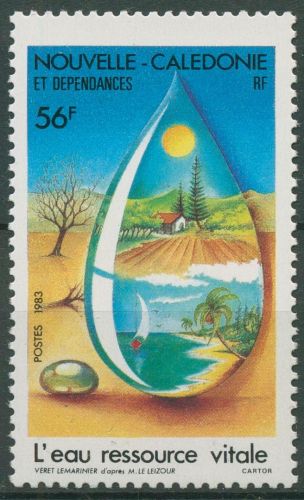 Neukaledonien 1983 Wasser als Lebensgrundlage 723 postfrisch