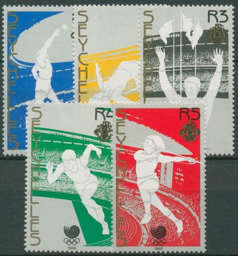 Seychellen 1988 Olympische Sommerspiele Seoul 661/65 postfrisch