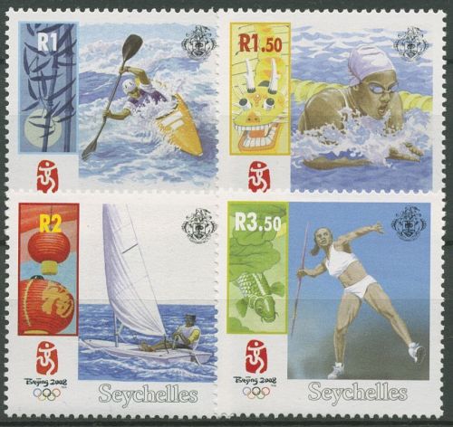 Seychellen 2008 Olympische Sommerspiele in Peking Kajak segeln 907/10 postfrisch