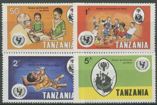 Tansania 1979 Internationales Jahr des Kindes 123/26 postfrisch