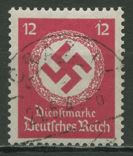 Deutsches Reich Dienstmarke 1934/38 Hakenkreuz D 138 b gestempelt