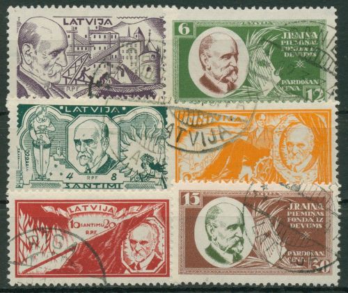 Lettland 1930 Politiker Janis Rainis 153/58 A gestempelt