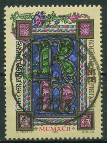 Österreich 1992 Tag der Briefmarke Buchstabenpaar 2066 gestempelt