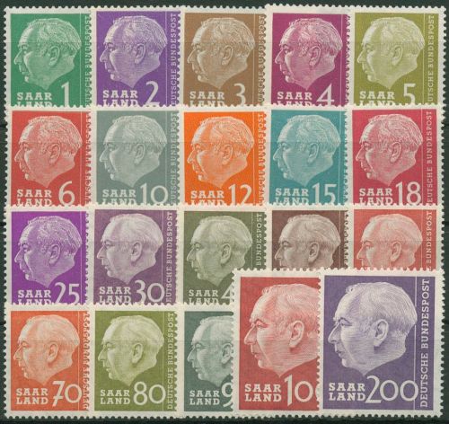 OPD Saarbrücken 1957 Bundespräsident Theodor Heuss 380/99 postfrisch