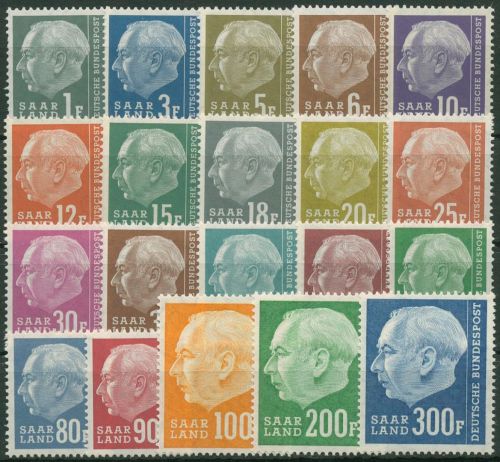 OPD Saarbrücken 1957 Bundespräsident Theodor Heuss 409/28 postfrisch