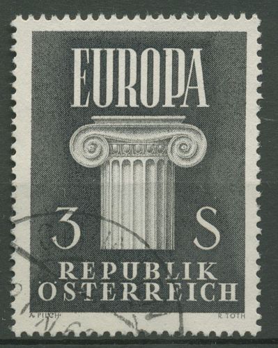 Österreich 1960 Europa CEPT Säule 1081 gestempelt