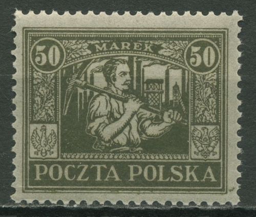 Östliches Oberschlesien 1922 Freimarke 16 postfrisch