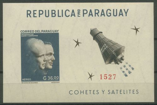 Paraguay 1962 Erforschung des Weltraumes Block 27 postfrisch (C80497)