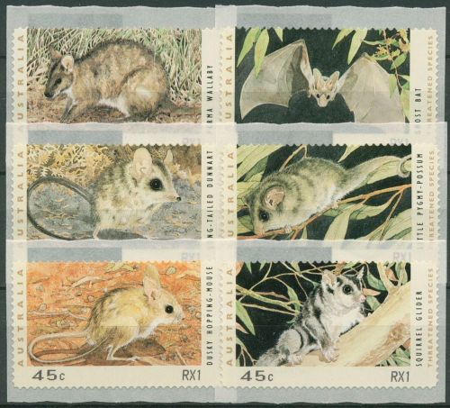 Australien 1993 Gefährdete Tiere Automatenmarken 27/32 S3, RX1 postfrisch