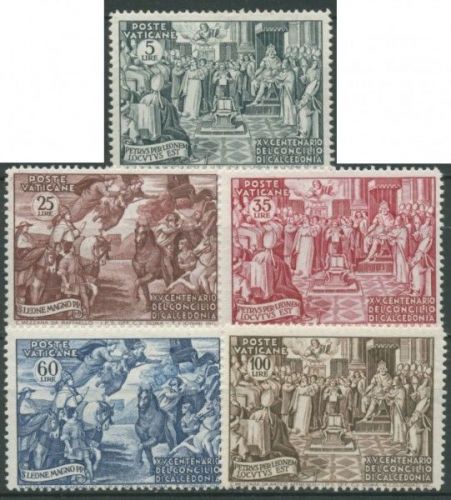 Vatikan 1951 Konzil von Chalkedon 180/84 postfrisch