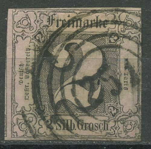 Thurn und Taxis 1852/58 2 Silbergroschen 5 a gestempelt