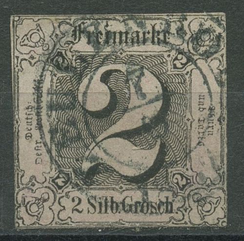 Thurn und Taxis 1852/58 2 Silbergroschen 5 a Ortsstempel
