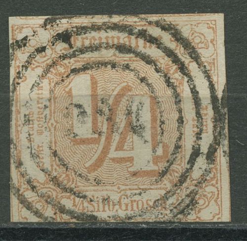 Thurn und Taxis 1859/61 1/4 Silbergroschen 13 gestempelt