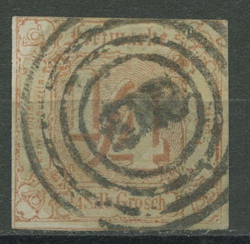 Thurn und Taxis 1859/61 1/4 Sgr. 13 gestempelt