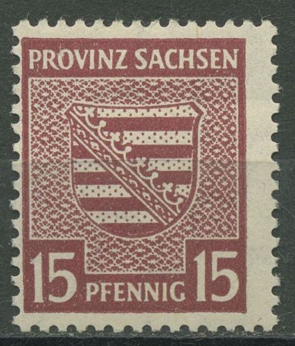 SBZ Provinz Sachsen 1945 Provinzwappen WZ X fallend, 80 X postfrisch