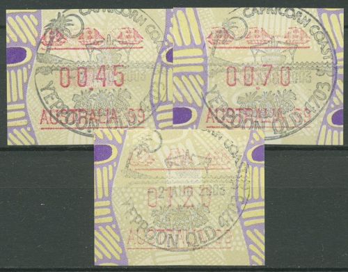 Australien 1999 AUSTRALIA '99 Tastensatz Automatenmarke 59 S1 gestempelt