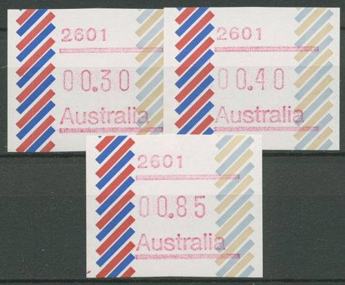 Australien 1984 Balken Tastensatz Automatenmarke 1 S1, 2601 postfrisch