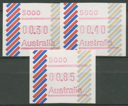 Australien 1984 Balken Tastensatz Automatenmarke 1 S1, 5000 postfrisch