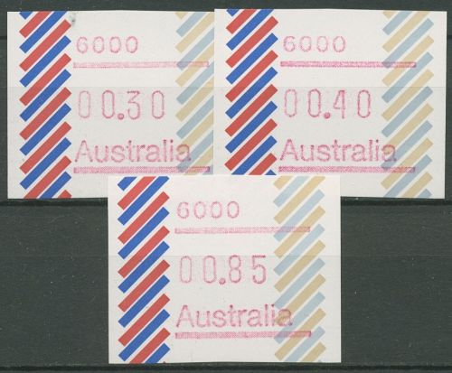 Australien 1984 Balken Tastensatz Automatenmarke 1 S1, 6000 postfrisch