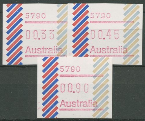 Australien 1984 Balken Tastensatz Automatenmarke 1 S2, 5790 postfrisch