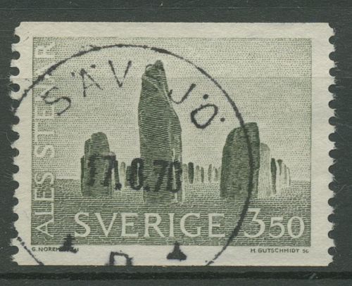 Schweden 1966 Schiffsgrab "Ales Stenar" 552 x gestempelt