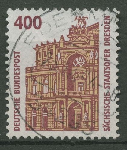 Bund 1991 Sehenswürdigkeiten Semperoper Dresden 1562 gestempelt