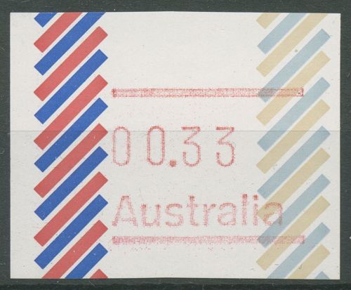 Australien 1985 Balken ohne PLZ Automatenmarke 2 postfrisch