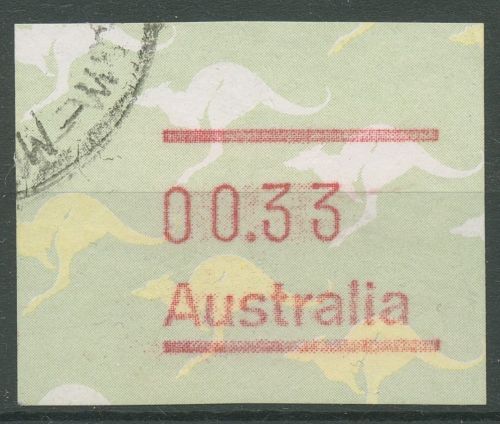 Australien 1985 Känguruh Automatenmarke 3 gestempelt